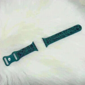 New Floral Design Apple Watch Bands  38mm 40mm 41mm in willow green